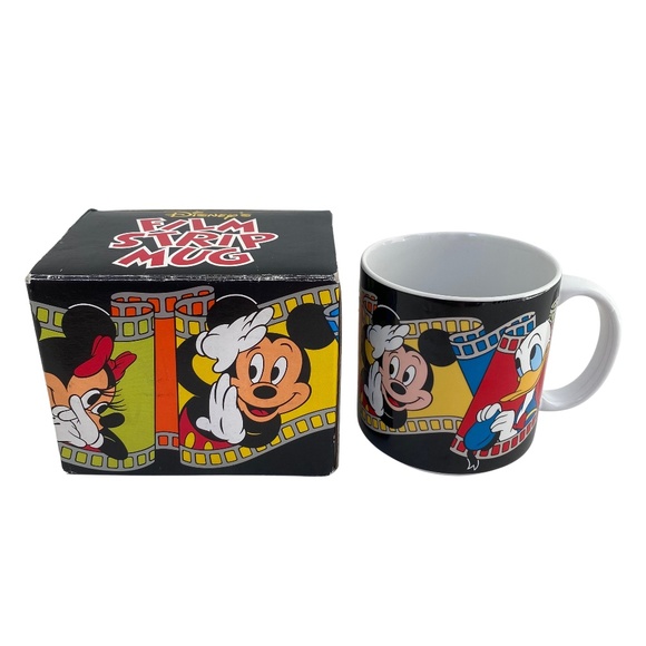 VTG Disney Made in Japan 80s Film Strip Mug w/ Original Box - Picture 1 of 16